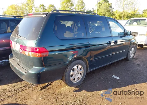 2000 Honda Odyssey Lx from USA, damaged, VIN 2HKRL1853YH602281